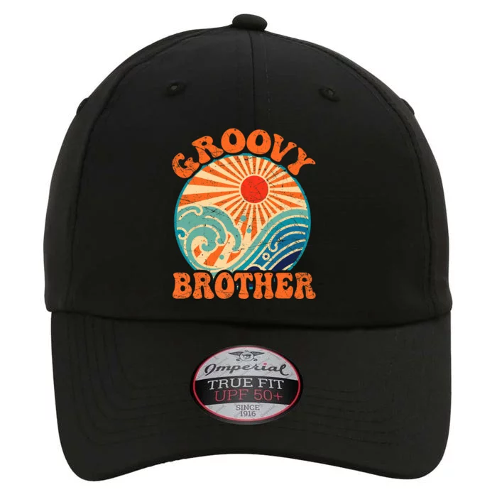 Groovy Brother 70s Aesthetic Nostalgia 1970's Retro Brother The Original Performance Cap