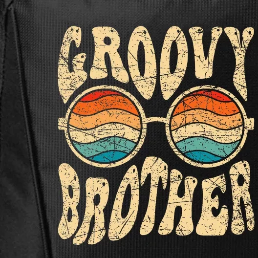 Groovy Brother 70s Aesthetic 1970S Retro Brother Hippie City Backpack