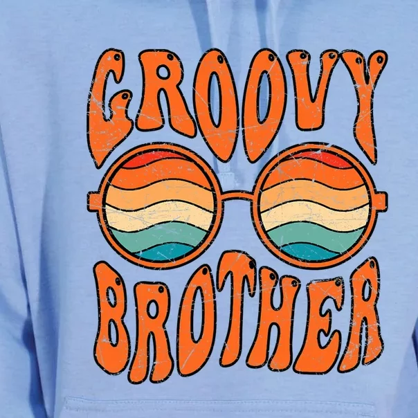 Groovy Brother 70s Aesthetic 1970'S Retro Brother Unisex Surf Hoodie