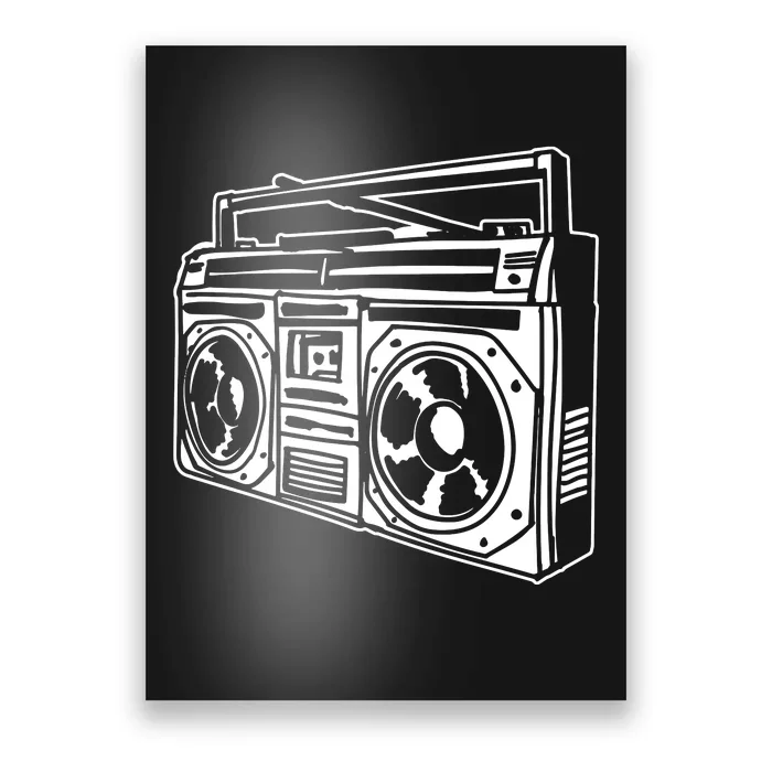 Ghetto Blaster 80s 90s Hip Hip Rap Poster