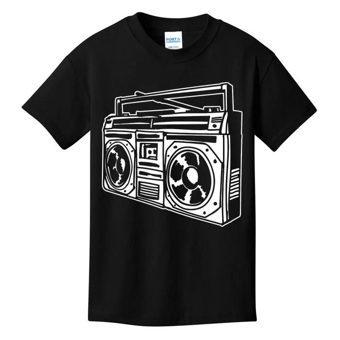 Ghetto Blaster 80s 90s Hip Hip Rap Kids T-Shirt