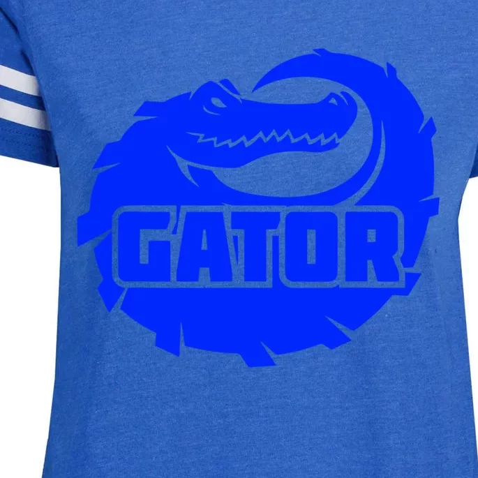 Gator Blue Alligator Enza Ladies Jersey Football T-Shirt