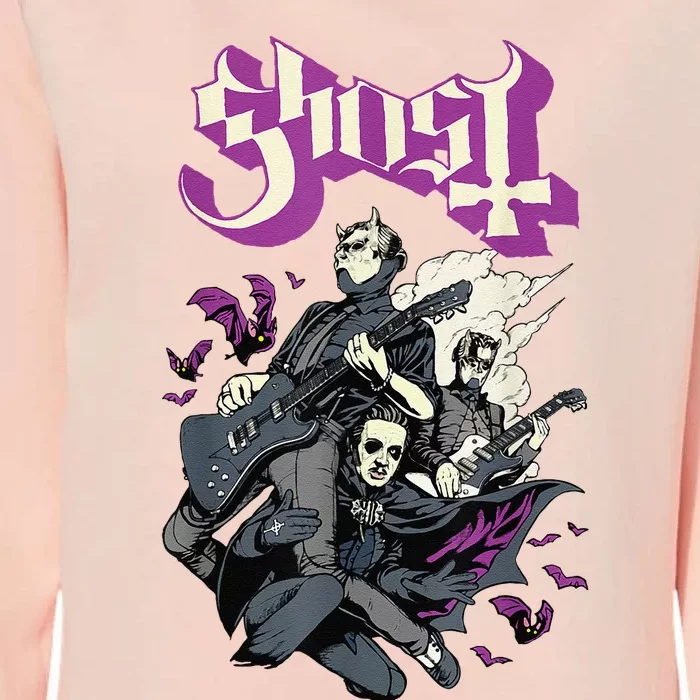 Ghost – Bats And Band Womens California Wash Sweatshirt