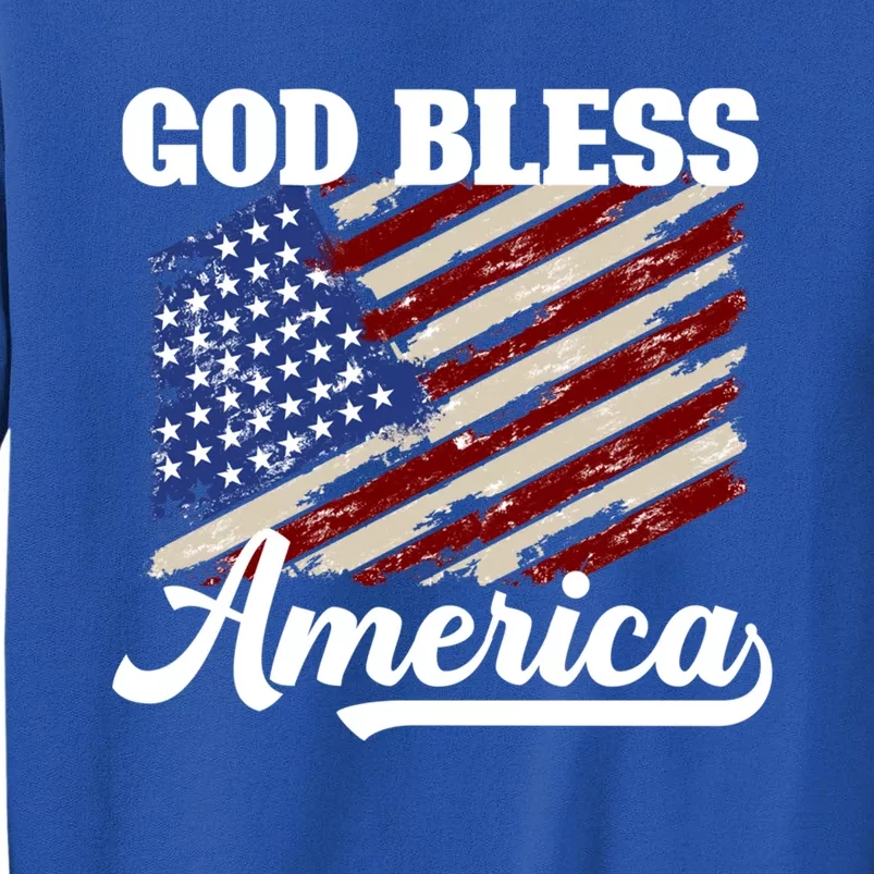 God Bless America Fun Memorial Day Veteran Graphic Cute Gift Sweatshirt