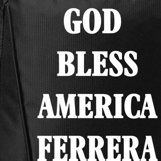 God Bless America Ferrera City Backpack