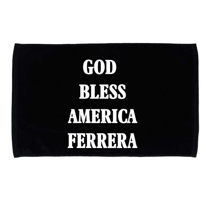 God Bless America Ferrera Microfiber Hand Towel