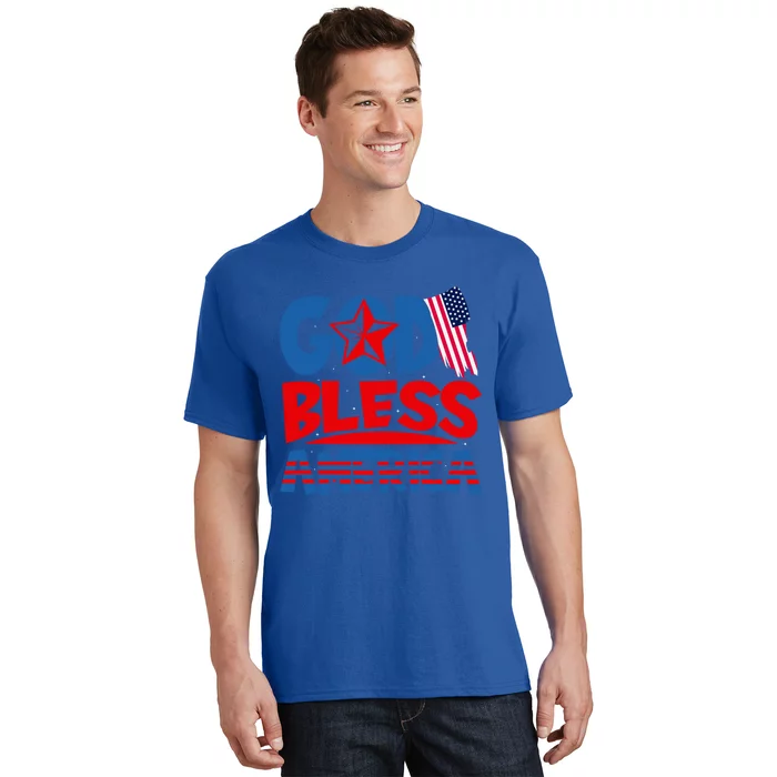 God Bless America American Flag God Bless America Gift T-Shirt