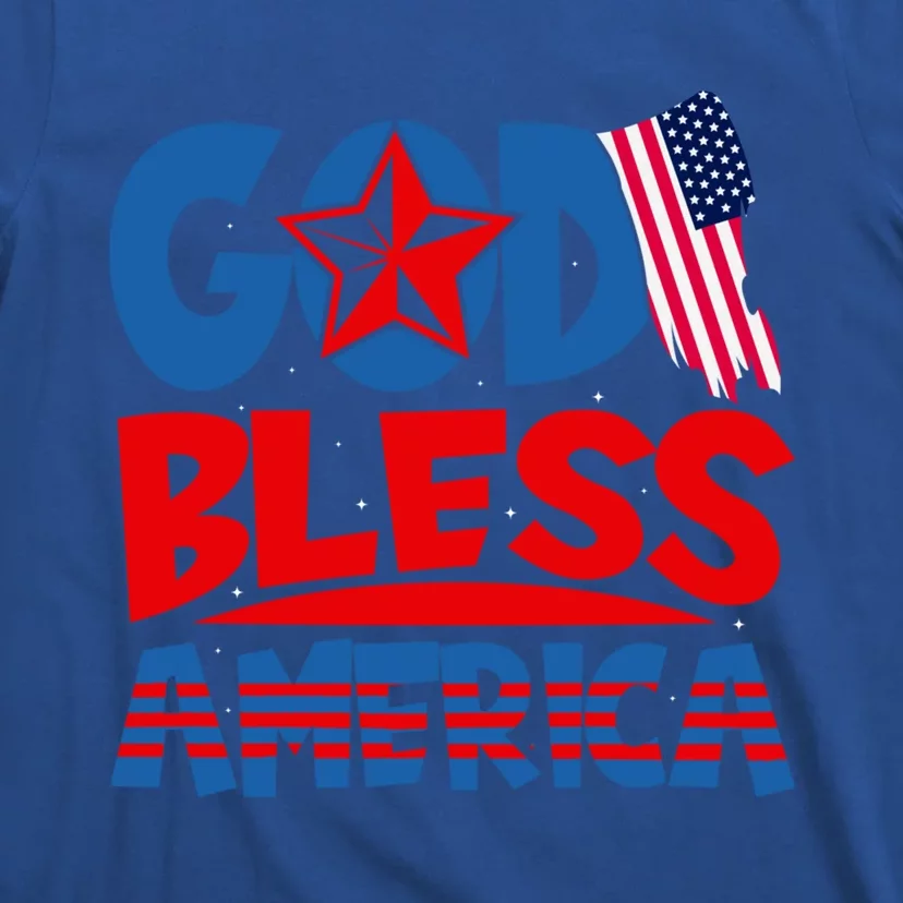 God Bless America American Flag God Bless America Gift T-Shirt