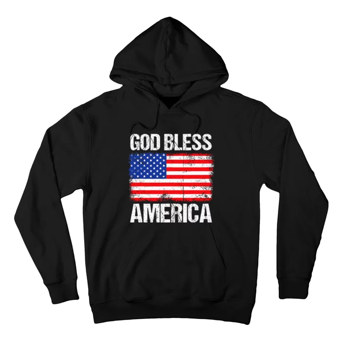 God Bless America Patriotic Happy 4th Of July Hoodie