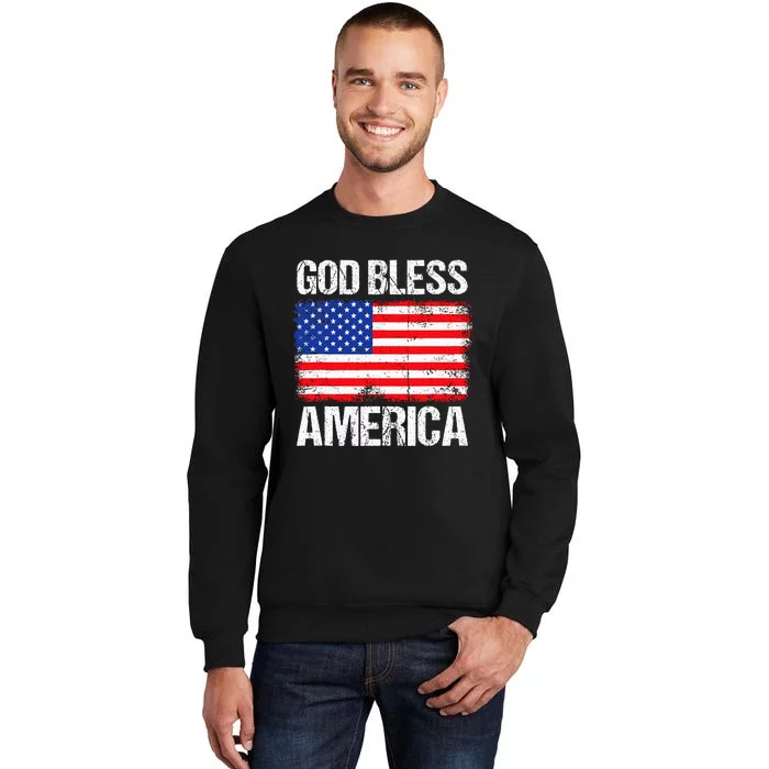 God Bless America Patriotic Happy 4th Of July Sweatshirt