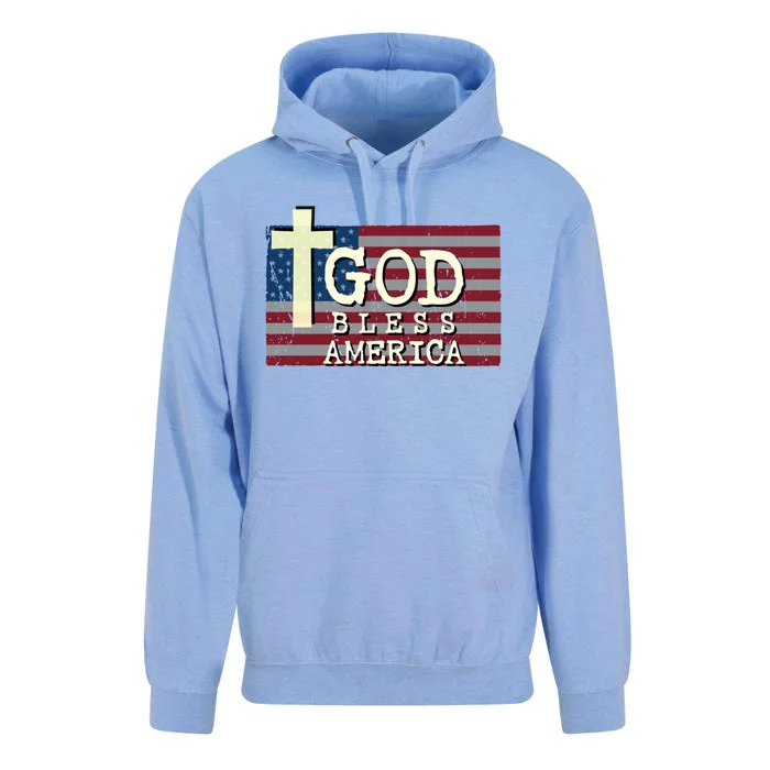 God Bless America 4th Of July Usa American Patriotic Great Gift Unisex Surf Hoodie