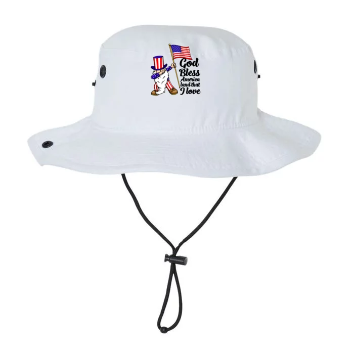 God Bless America Land That I Love Funny America Flag Love Great Gift Legacy Cool Fit Booney Bucket Hat