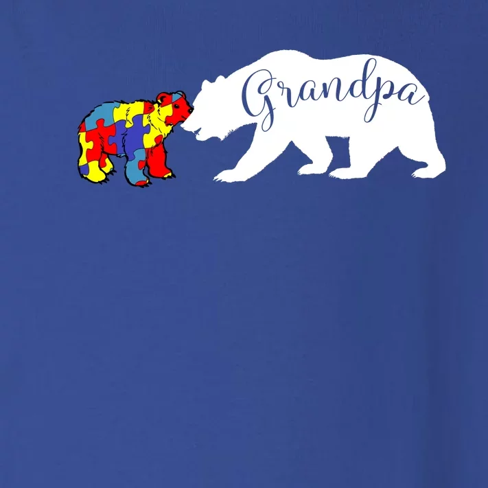 Grandpa Bear Autism Awareness Great Gift Papa Dad Gift Toddler Long Sleeve Shirt