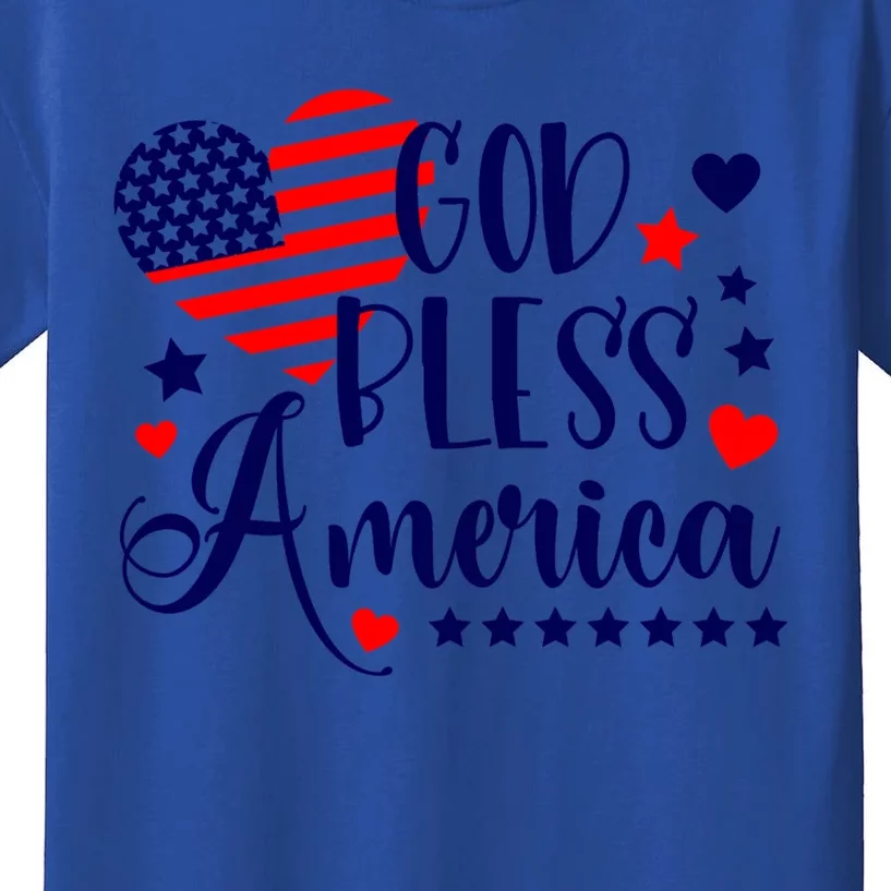 God Bless America Cute Gift Kids T-Shirt