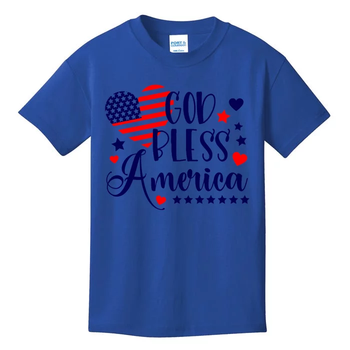 God Bless America Cute Gift Kids T-Shirt