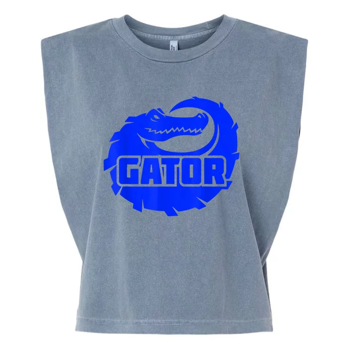 Gator Blue Alligator Garment-Dyed Women's Muscle Tee