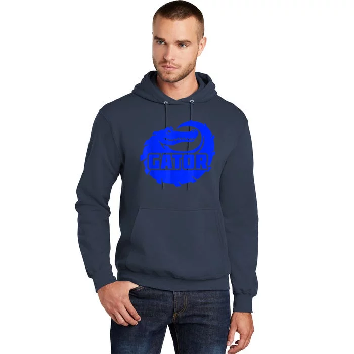 Gator Blue Alligator Tall Hoodie