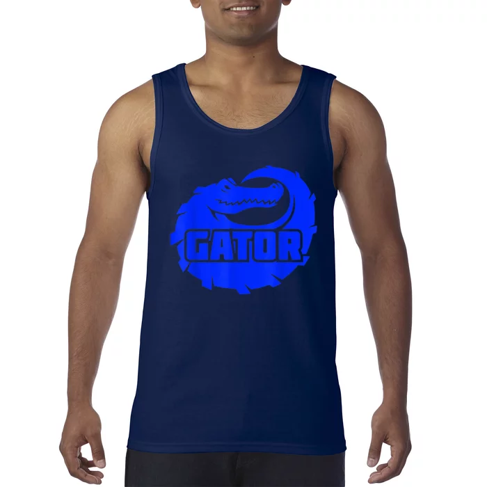 Gator Blue Alligator Tank Top