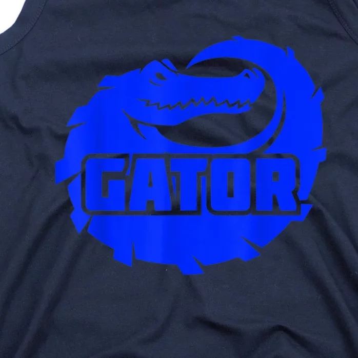 Gator Blue Alligator Tank Top