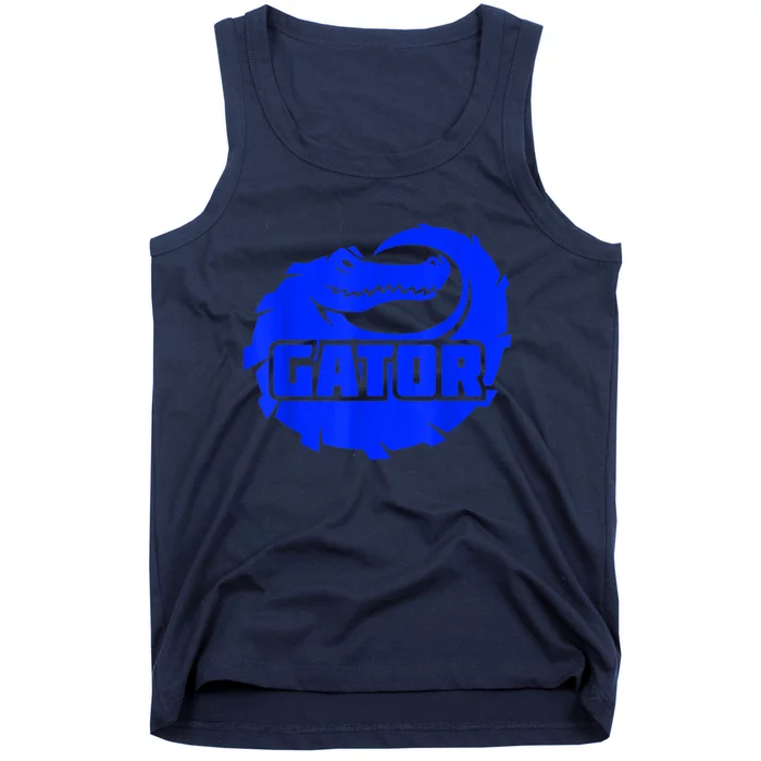 Gator Blue Alligator Tank Top