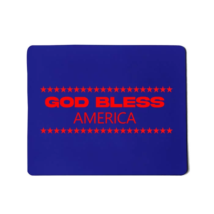 God Bless America Meaningful Gift Mousepad