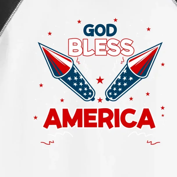 God Bless America Gift Toddler Fine Jersey T-Shirt