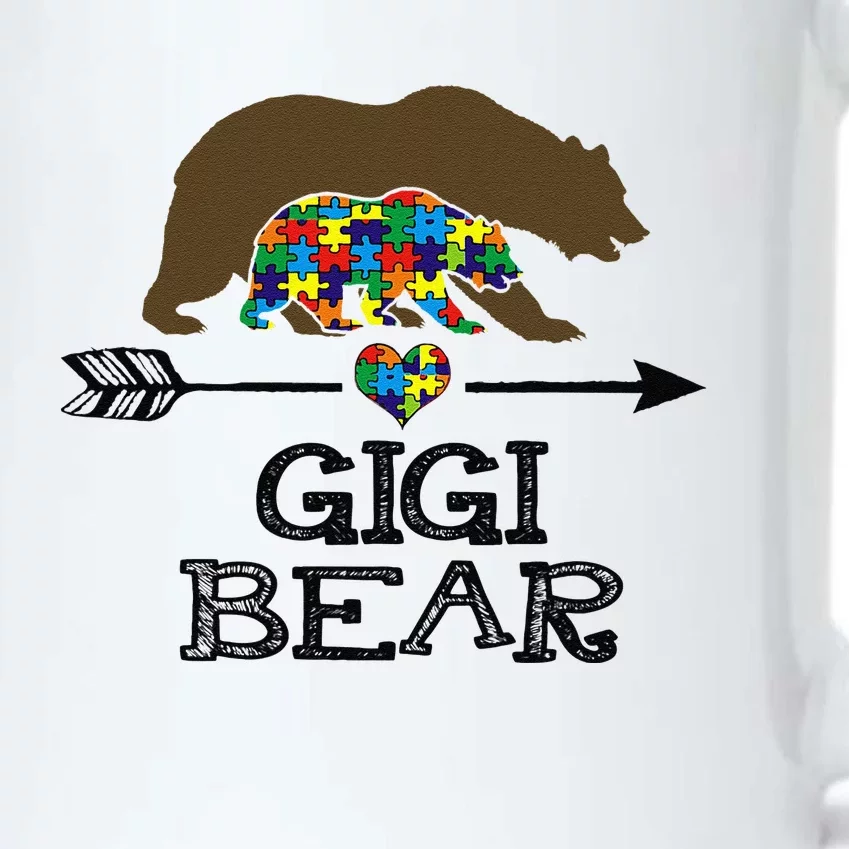 Gigi Bear Autism Awareness Autism Gigi Tee Black Color Changing Mug