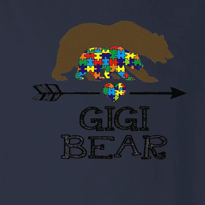 Gigi Bear Autism Awareness Autism Gigi Tee Toddler Long Sleeve Shirt