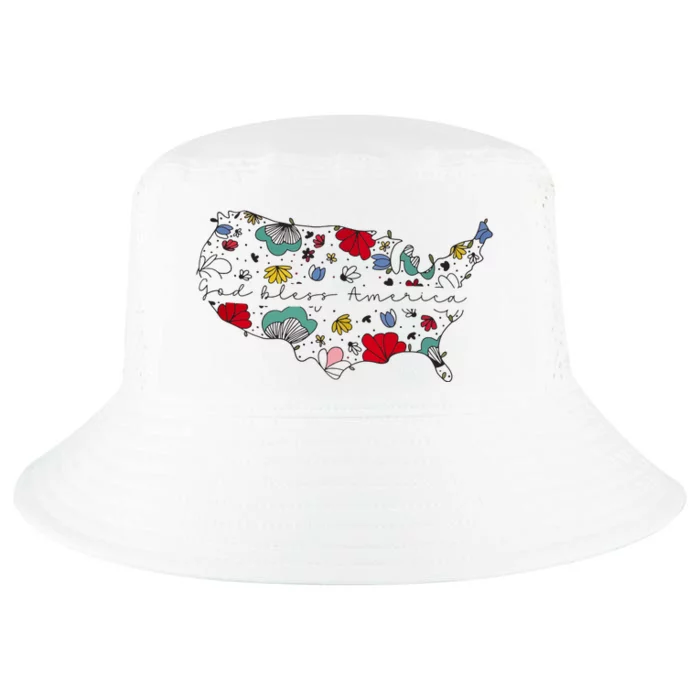 God Bless America Cool Comfort Performance Bucket Hat