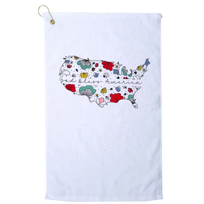 God Bless America Platinum Collection Golf Towel