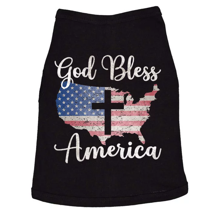 God Bless America Doggie Tank