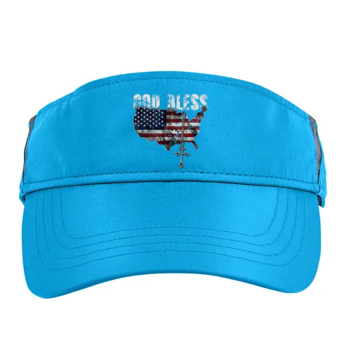 God Bless America Adult Drive Performance Visor