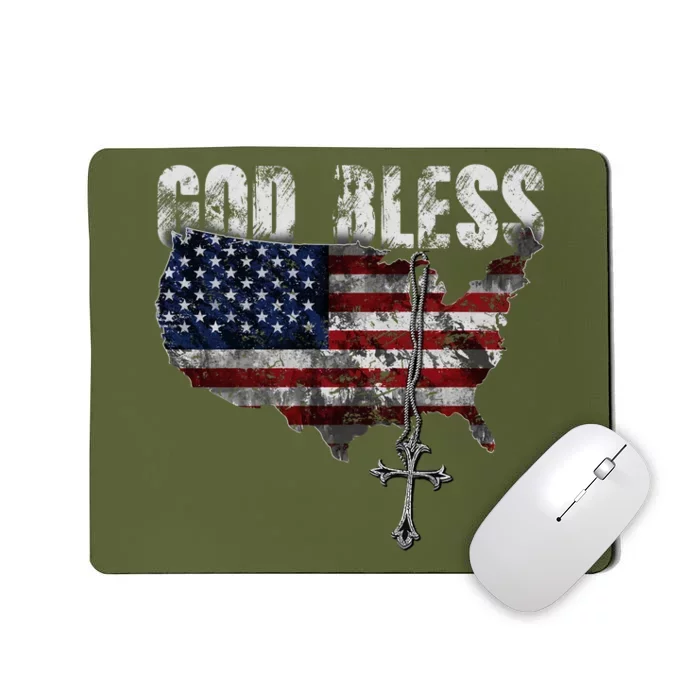 God Bless America Mousepad