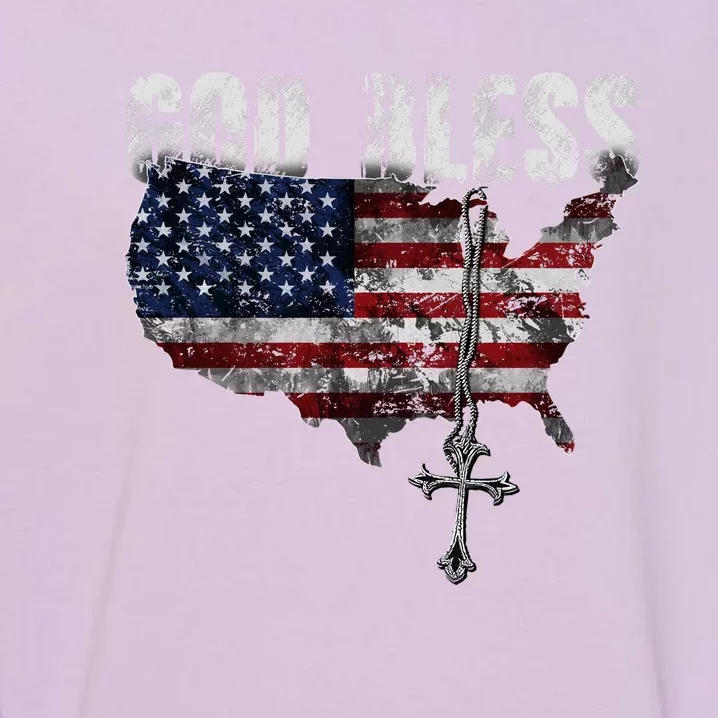 God Bless America Garment-Dyed Sweatshirt