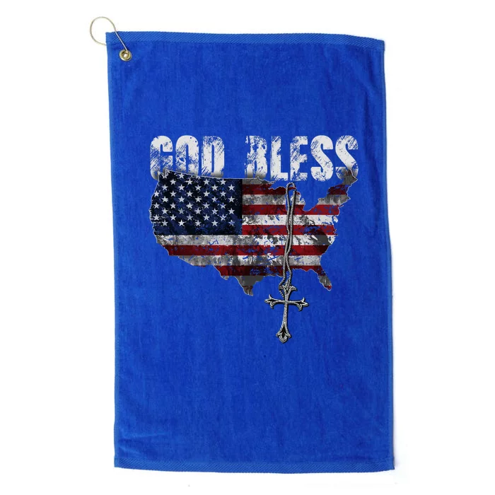 God Bless America Platinum Collection Golf Towel