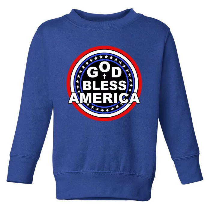 God Bless America Gift Toddler Sweatshirt