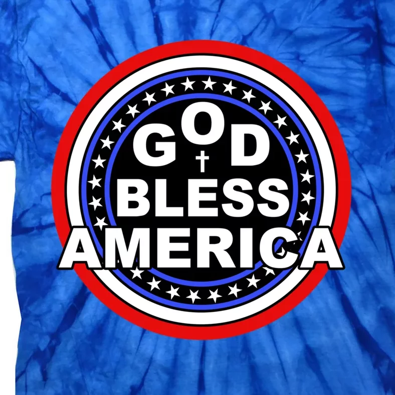 God Bless America Gift Tie-Dye T-Shirt