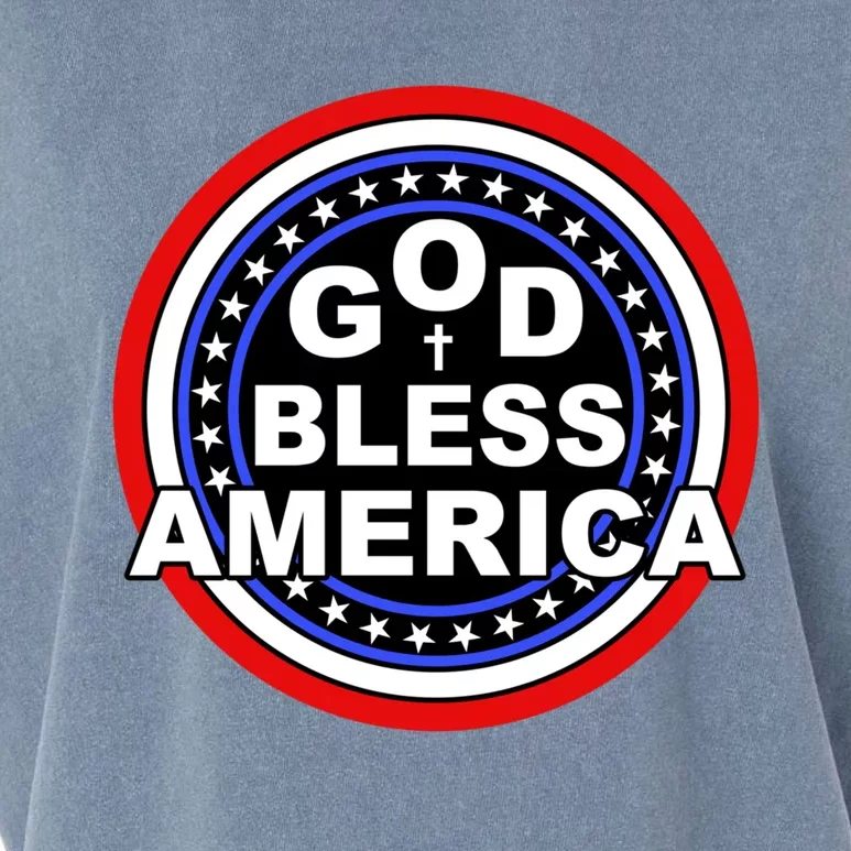 God Bless America Gift Garment-Dyed Women's Muscle Tee