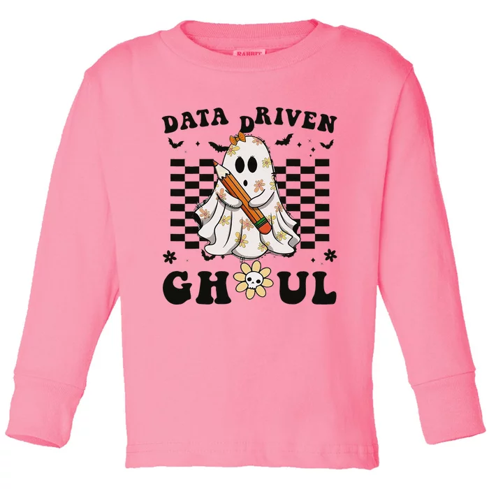 Ghosts Behavior Analyst Halloween Datadriven Ghoul Toddler Long Sleeve Shirt