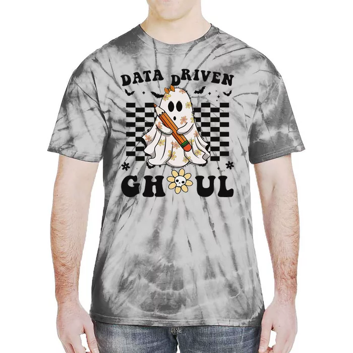 Ghosts Behavior Analyst Halloween Datadriven Ghoul Tie-Dye T-Shirt