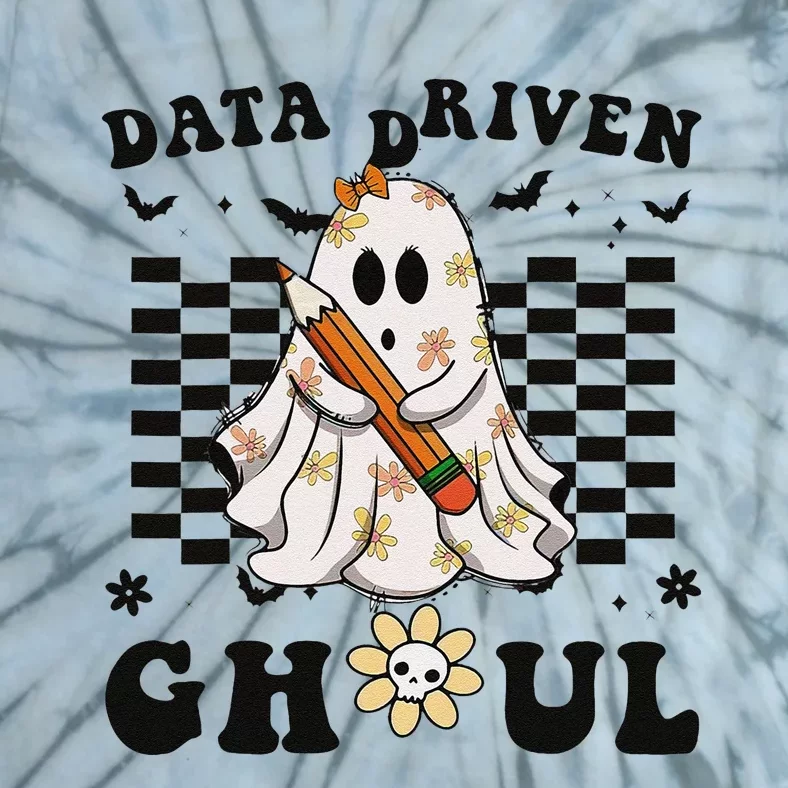 Ghosts Behavior Analyst Halloween Datadriven Ghoul Tie-Dye T-Shirt