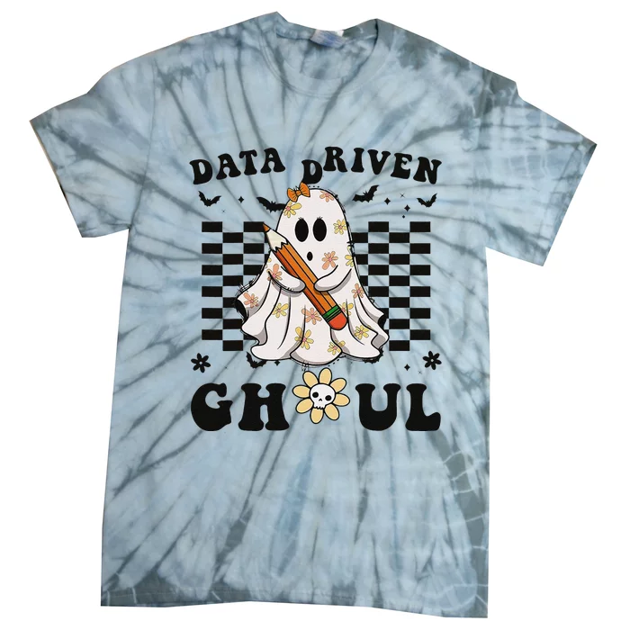 Ghosts Behavior Analyst Halloween Datadriven Ghoul Tie-Dye T-Shirt