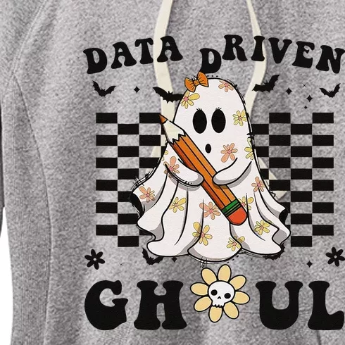 Ghosts Behavior Analyst Halloween Datadriven Ghoul Women's Fleece Hoodie