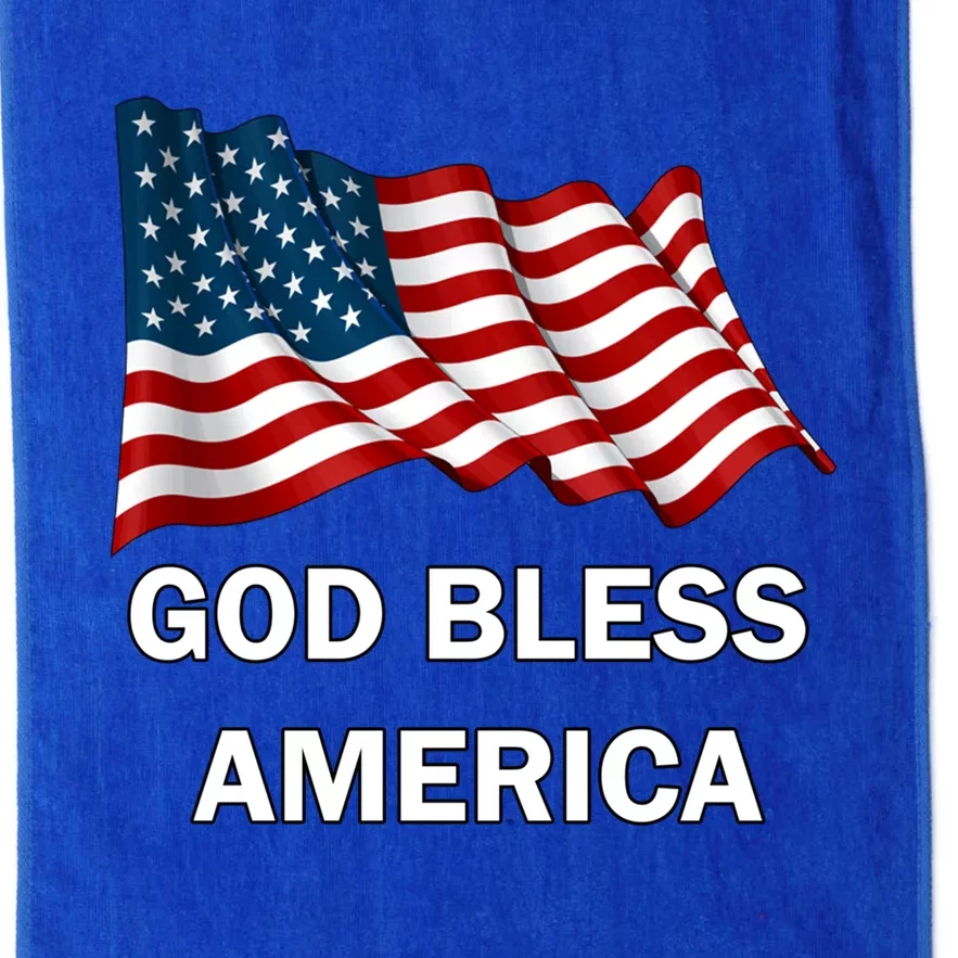 God Bless America Gift Platinum Collection Golf Towel