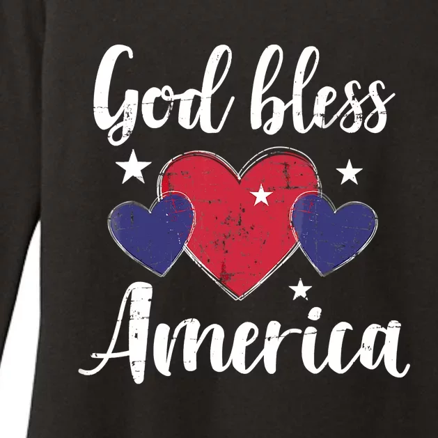 God Bless America For Independence Day On 4th Of July Pride Womens CVC Long Sleeve Shirt