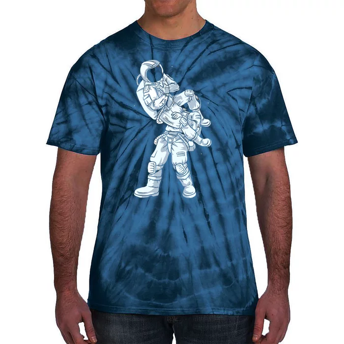 Galaxy BJJ Astronaut Tee Flying Armbar JiuJitsu Tie-Dye T-Shirt