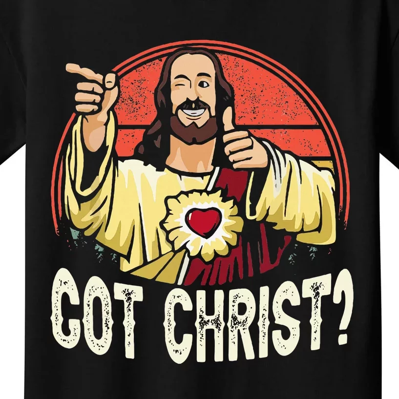 Got Buddy A Christ Christmas Cool Jesus Religious Christian Kids T-Shirt