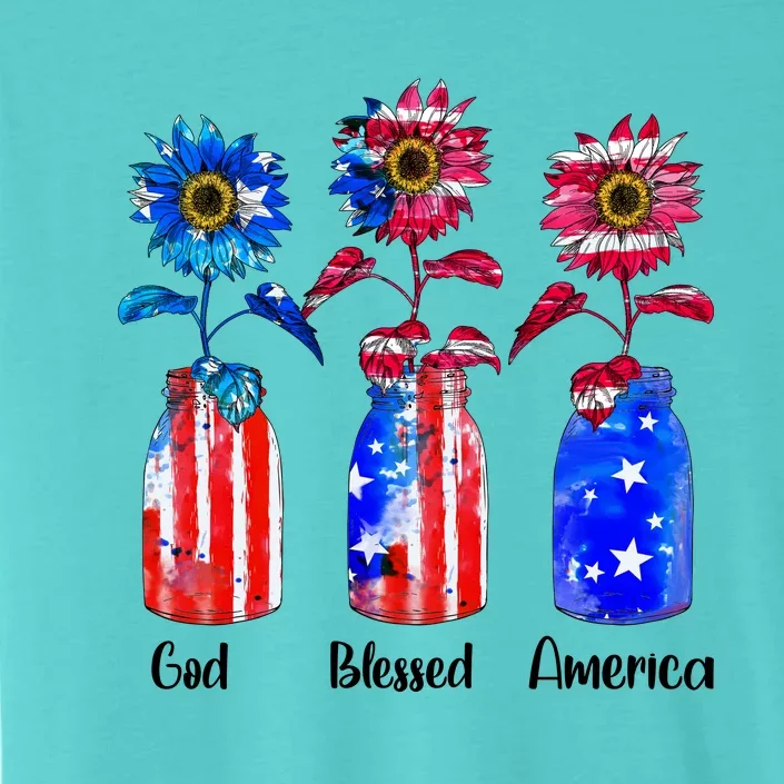 God Blessed America July 4th ChromaSoft Performance T-Shirt