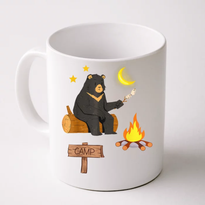 Grizzly Bear and Cartoon Bear Sarcastic Tee Front & Back Coffee Mug