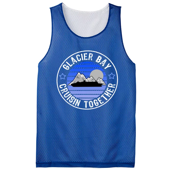 Glacier Bay Alaska Cruisin Together Family Or Group Ship Gift Mesh Reversible Basketball Jersey Tank